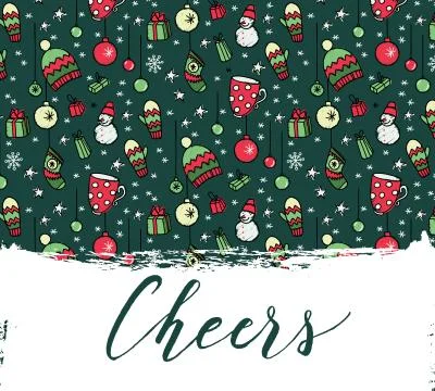 Modern vector New Year card or party design Stock Illustration