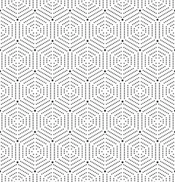 Modern Vector Seamless Dotted Pattern Stock Illustration