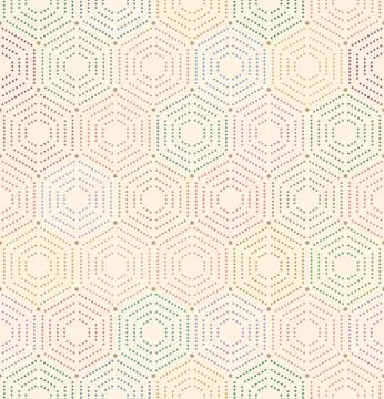 Modern Vector Seamless Dotted Pattern Illustrazione stock
