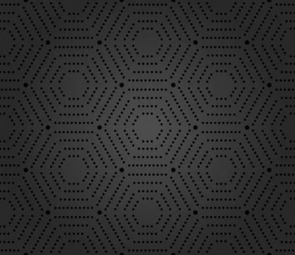 Modern Vector Seamless Dotted Pattern Illustrazione stock