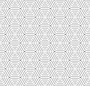 Modern Vector Seamless Dotted Pattern Stock Illustration