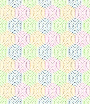 Modern Vector Seamless Dotted Pattern 스톡 일러스트