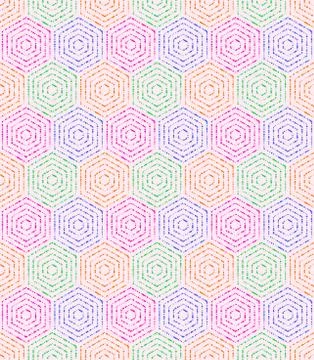 Modern Vector Seamless Dotted Pattern Stock Illustration