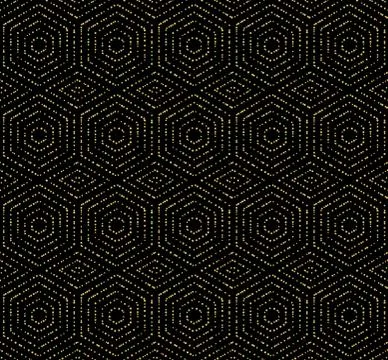 Modern Vector Seamless Dotted Pattern Stock Illustration