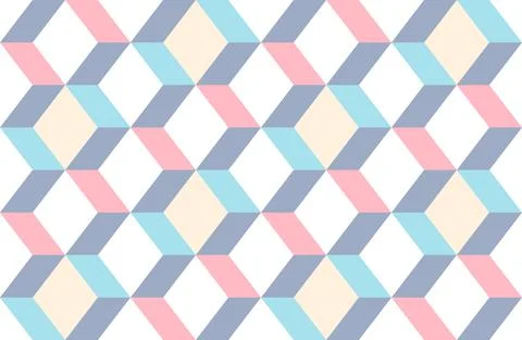Modern vector seamless geometric pattern Stock Illustration