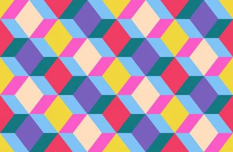 Modern vector seamless geometric pattern イラスト素材