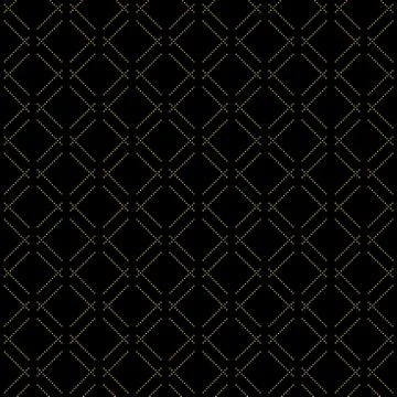 Modern Vector Seamless Golden Pattern Stock Illustration