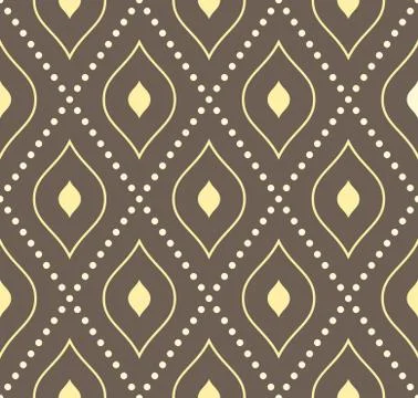 Modern Vector Seamless Pattern Stock Illustration