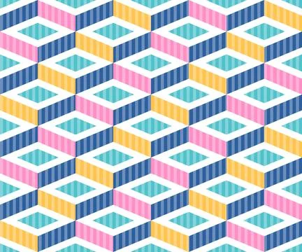 Modern vector seamless pattern Stock Illustration