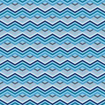 Modern vector seamless striped chevron zig zag pattern design. Illustrazione stock