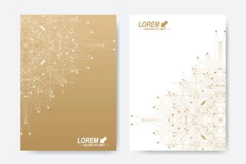 Modern vector template for brochure, Leaflet, flyer, cover, magazine or annual Stock Illustration