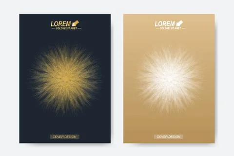 Modern vector template for brochure, Leaflet, flyer, cover, magazine or annual Stock Illustration