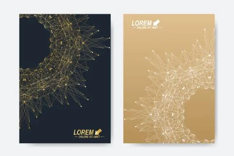 Modern vector template for brochure, Leaflet, flyer, cover, magazine or annual Stock Illustration