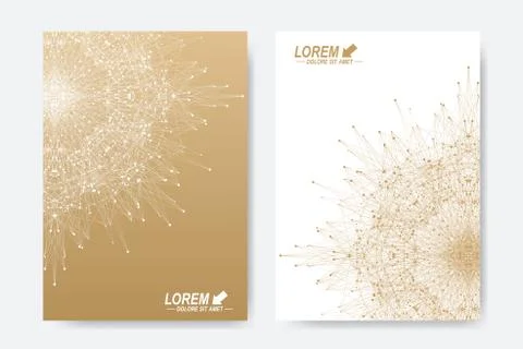 Modern vector template for brochure, Leaflet, flyer, cover, magazine or annual Stock Illustration