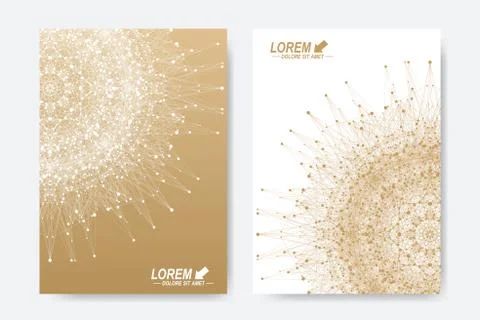 Modern vector template for brochure, Leaflet, flyer, cover, magazine or annual Stock Illustration