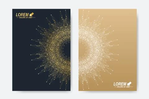 Modern vector template for brochure, Leaflet, flyer, cover, magazine or annual 스톡 일러스트