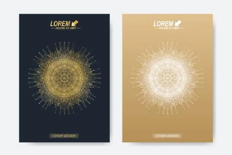 Modern vector template for brochure, Leaflet, flyer, cover, magazine or annual Stock Illustration