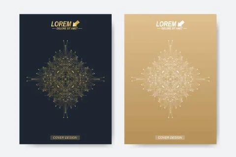 Modern vector template for brochure, Leaflet, flyer, cover, magazine or annual Stock Illustration