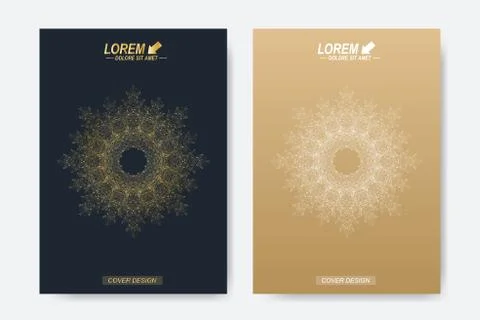 Modern vector template for brochure, Leaflet, flyer, cover, magazine or annual Stock Illustration