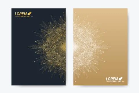 Modern vector template for brochure, Leaflet, flyer, cover, magazine or annual Stock Illustration