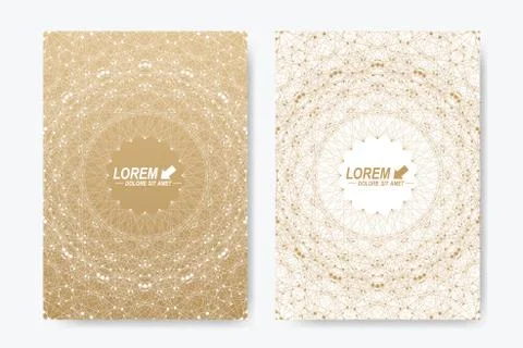 Modern vector template for brochure, Leaflet, flyer, cover, magazine or annual Stock Illustration