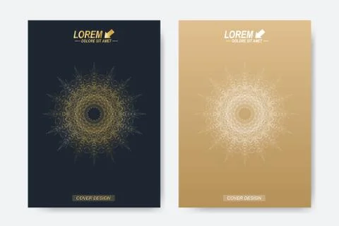 Modern vector template for brochure, Leaflet, flyer, cover, magazine or annual Stock Illustration