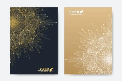 Modern vector template for brochure, Leaflet, flyer, cover, magazine or annual Stock Illustration