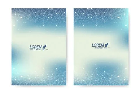 Modern vector template for brochure, Leaflet, flyer, cover, magazine or annual Stock Illustration