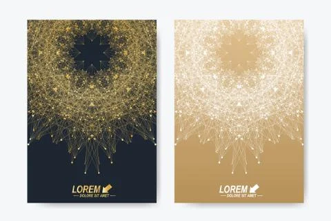 Modern vector template for brochure, Leaflet, flyer, cover, magazine or annual Stock Illustration