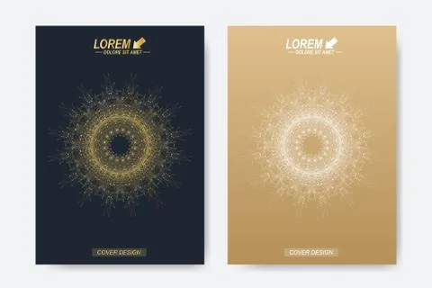 Modern vector template for brochure, Leaflet, flyer, cover, magazine or annual Stock Illustration