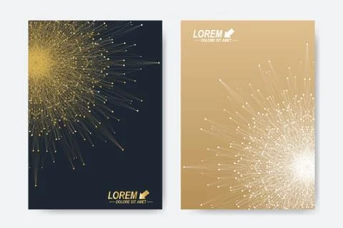 Modern vector template for brochure, Leaflet, flyer, cover, magazine or annual Stock Illustration