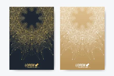 Modern vector template for brochure, Leaflet, flyer, cover, magazine or annual Stock Illustration