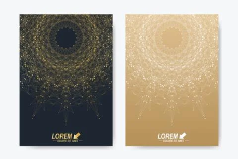 Modern vector template for brochure, Leaflet, flyer, cover, magazine or annual Stock Illustration