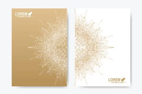 Modern vector template for brochure, Leaflet, flyer, cover, magazine or annual Stock Illustration