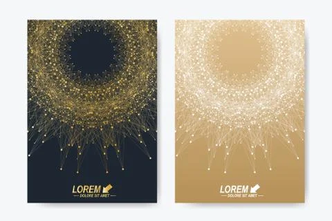 Modern vector template for brochure, Leaflet, flyer, cover, magazine or annual Stock Illustration