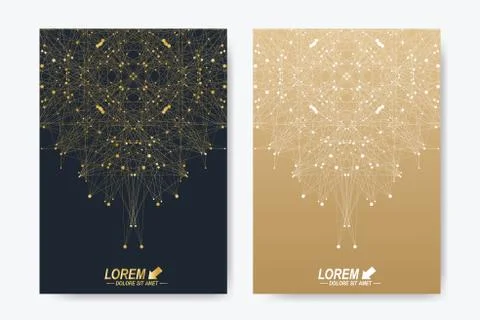 Modern vector template for brochure, Leaflet, flyer, cover, magazine or annual Stock Illustration