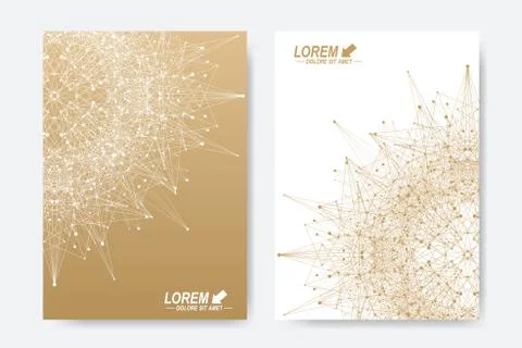 Modern vector template for brochure, Leaflet, flyer, cover, magazine or annual Stock Illustration
