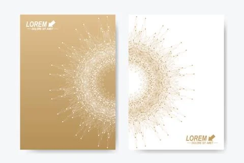 Modern vector template for brochure, Leaflet, flyer, cover, magazine or annual Stock Illustration