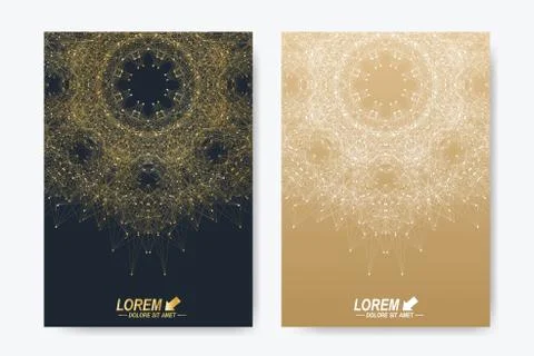 Modern vector template for brochure, Leaflet, flyer, cover, magazine or annual Stock Illustration