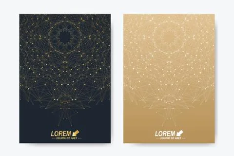 Modern vector template for brochure, Leaflet, flyer, cover, magazine or annual Stock Illustration