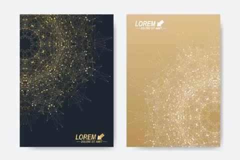 Modern vector template for brochure, Leaflet, flyer, cover, magazine or annual Stock Illustration