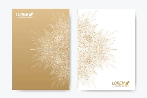 Modern vector template for brochure, Leaflet, flyer, cover, magazine or annual Stock Illustration