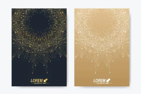 Modern vector template for brochure, Leaflet, flyer, cover, magazine or annual Stock Illustration