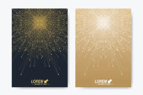 Modern vector template for brochure, Leaflet, flyer, cover, magazine or annual Stock Illustration