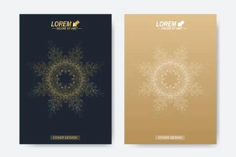 Modern vector template for brochure, Leaflet, flyer, cover, magazine or annual Stock Illustration
