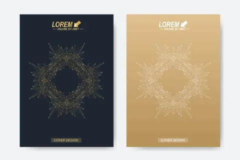 Modern vector template for brochure, Leaflet, flyer, cover, magazine or annual Stock Illustration