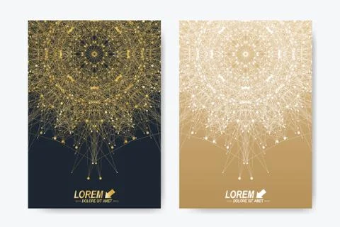 Modern vector template for brochure, Leaflet, flyer, cover, magazine or annual Stock Illustration