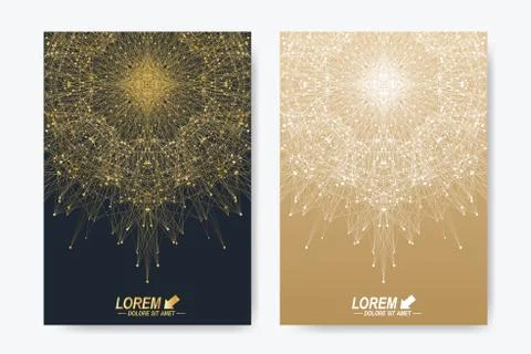 Modern vector template for brochure, Leaflet, flyer, cover, magazine or annual Stock Illustration