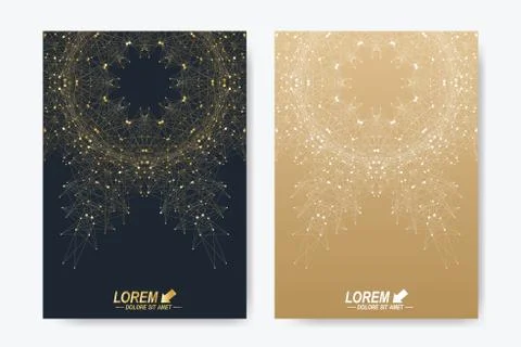 Modern vector template for brochure, Leaflet, flyer, cover, magazine or annual Stock Illustration