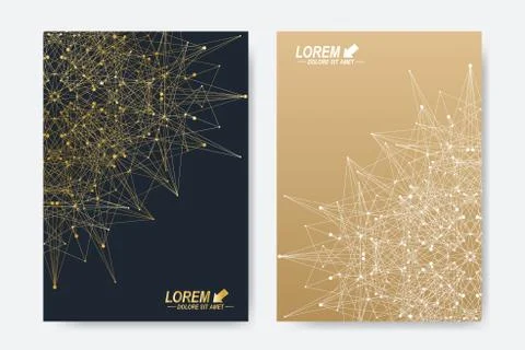 Modern vector template for brochure, Leaflet, flyer, cover, magazine or annual Stock Illustration